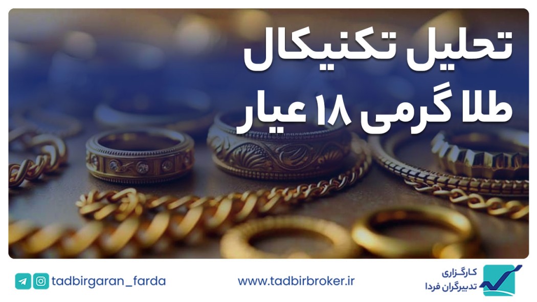 تحلیل تکنیکال طلا گرم 18 عیار