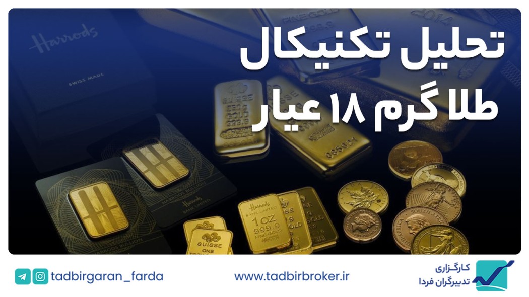تحلیل تکنیکال طلا گرم 18 عیار