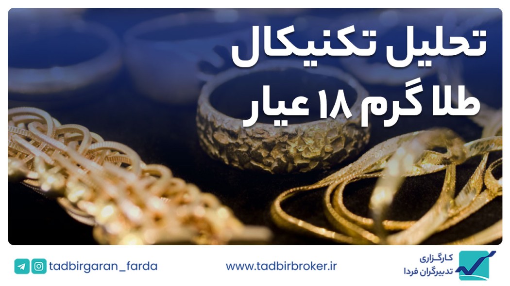 تحلیل تکنیکال طلا گرم 18 عیار