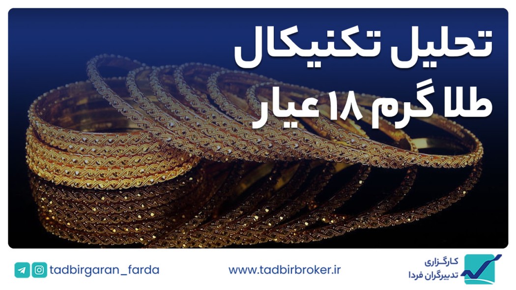 تحلیل تکنیکال طلا گرم 18 عیار