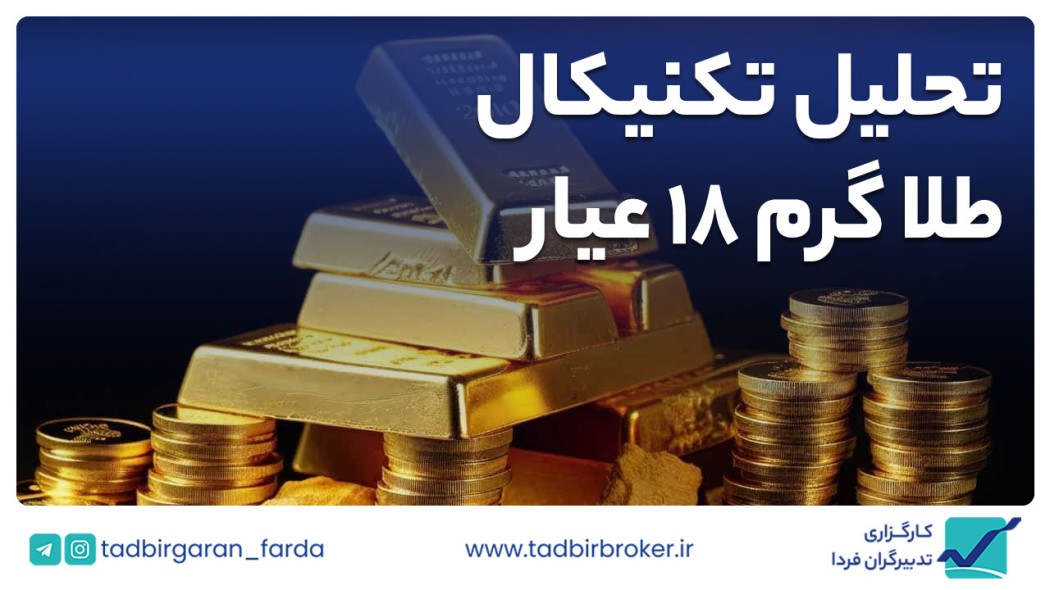 تحلیل تکنیکال طلا گرم 18 عیار