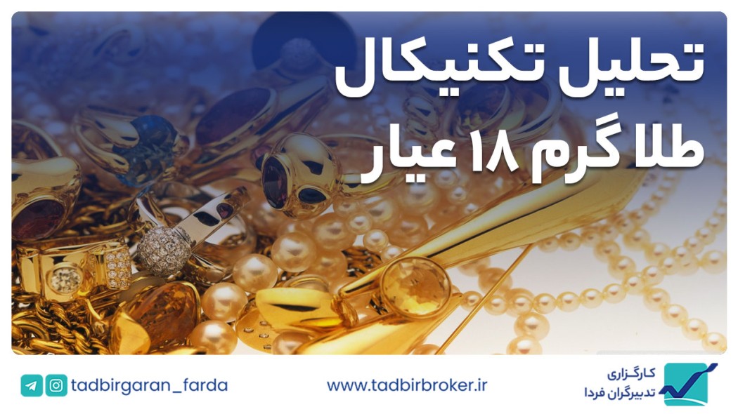 تحلیل تکنیکال طلا گرم 18 عیار