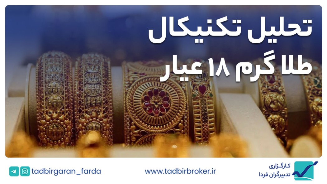 تحلیل تکنیکال طلا گرم 18 عیار