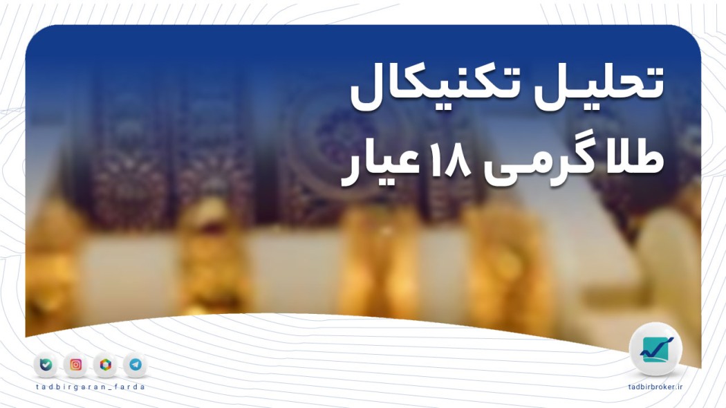 تحلیل تکنیکال طلا گرمی 18 عیار