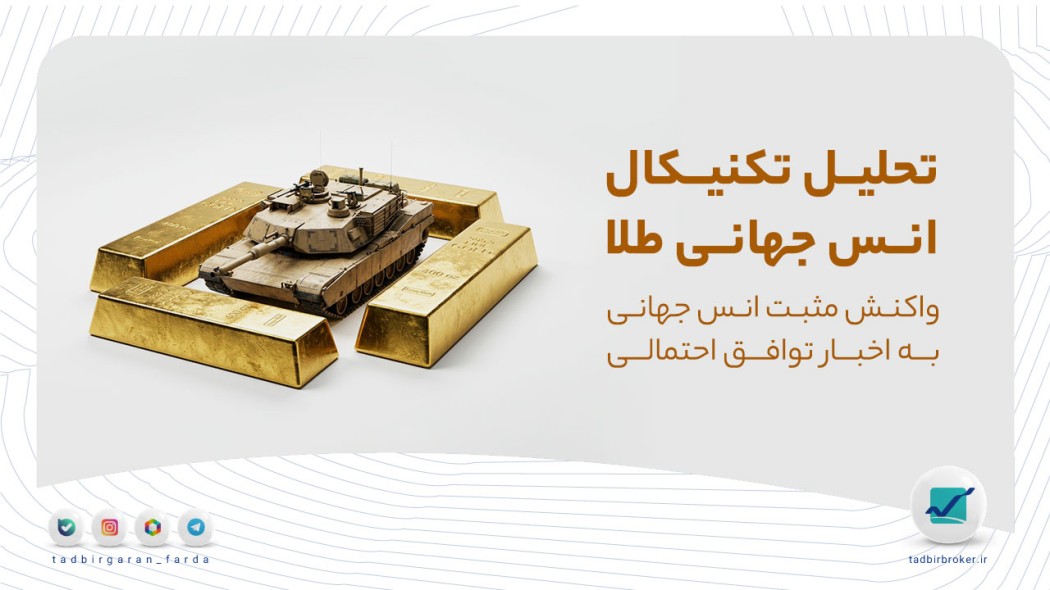 واکنش مثبت انس جهانی به اخبار توافق احتمالی (تحلیل تکنیکال انس جهانی طلا)