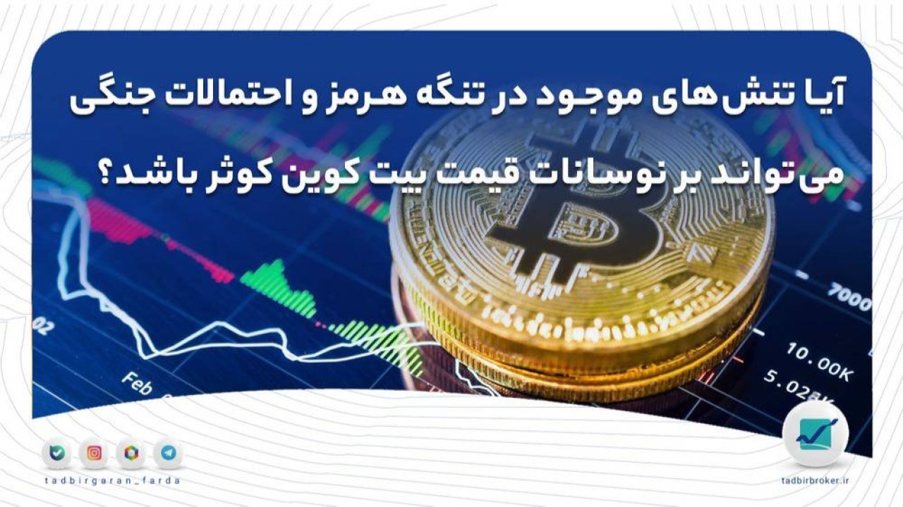 آیا تنش‌های موجود در تنگه هرمز و احتمالات جنگی می‌تواند بر نوسانات قیمت بیت کوین موثر باشد؟